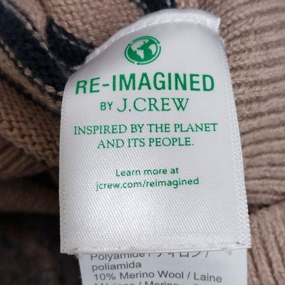 BOYS Crewcuts Tan and Black Striped Crewneck Sweater - Picture 5 of 6